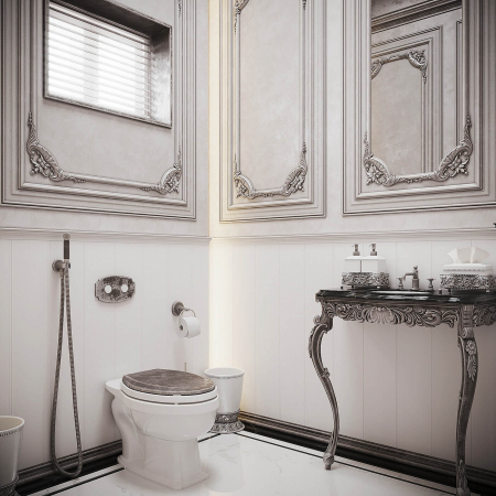  Roman Luxury Thiết kế nội thất phòng tắm tân cổ điển 05 đẹp tinh tế sang trọng